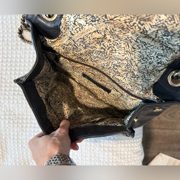 Rebecca Minkoff Black Quilted Shoulder Bag - Picture 6 of 8